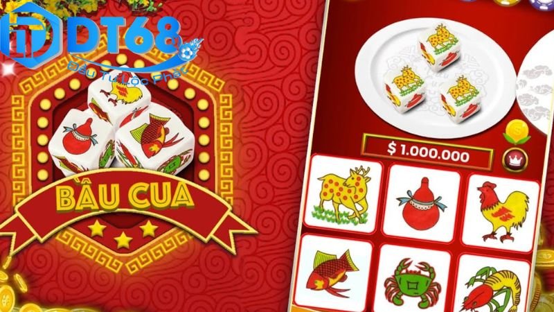 Bầu cua DT68 – Lắc xúc xắc nhận thưởng lớn mỗi ngày 2 Hướng dẫn cách chơi bầu cua DT68
