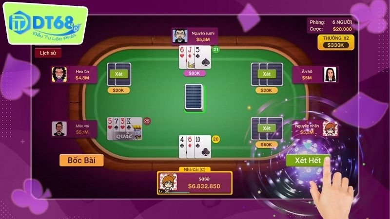 Xì dách DT68 - Trải Nghiệm Game Bài Hấp Dẫn Nhất 2025 1 Trải nghiệm game xì dách DT68 đơn giản và hấp dẫn